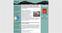 Desktop Screenshot of cervicalbarriers.org